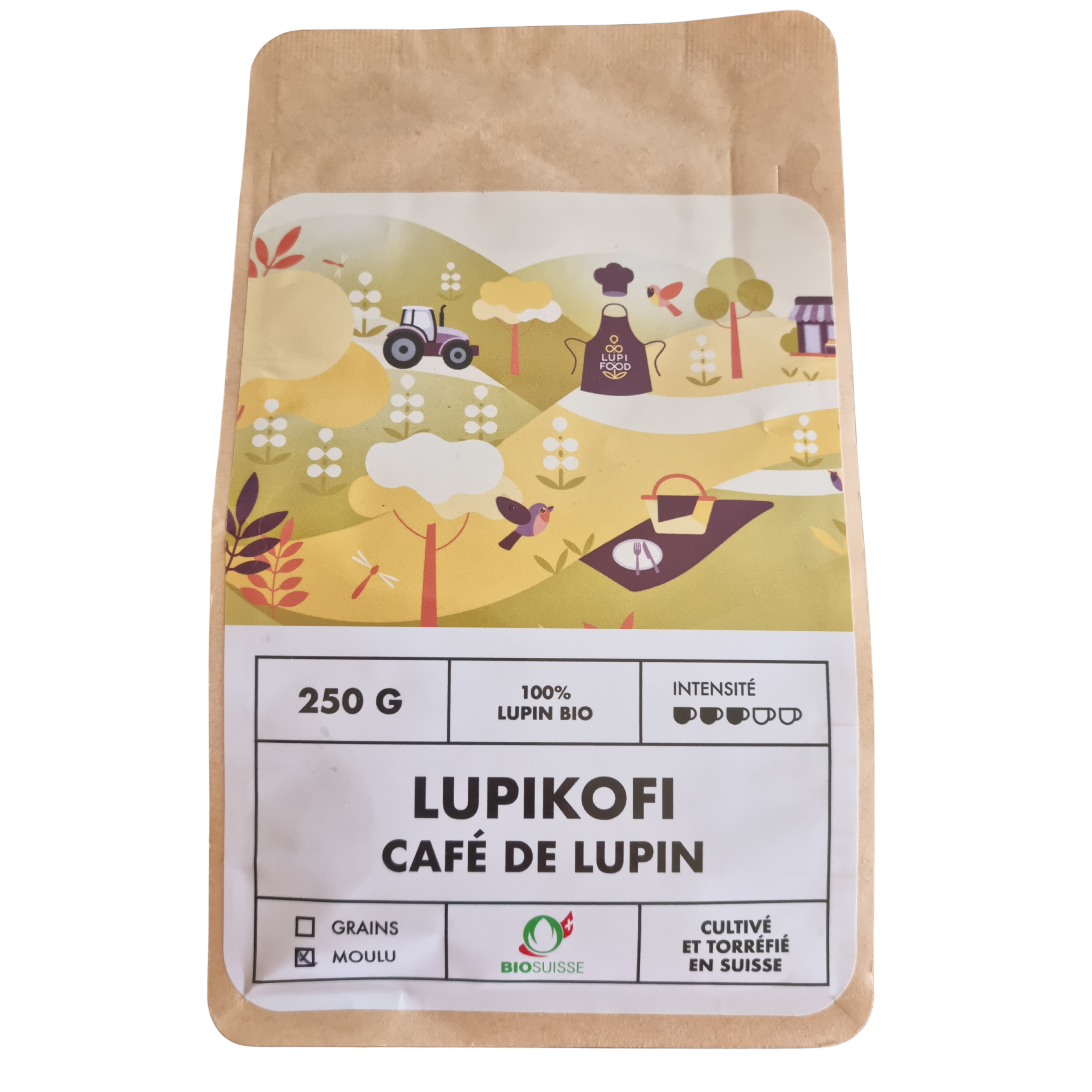 Café de lupin bio moulu